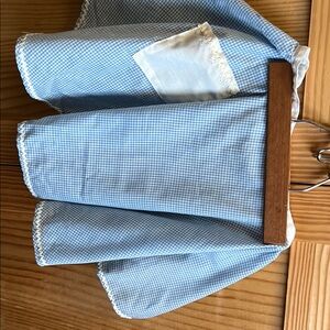 Blue Gingham Apron